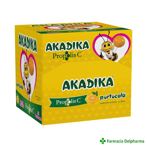 Akadika Propolis C cu portocala x 50 acadele, Fiterman