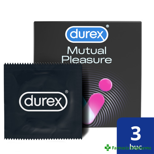 Prezervative Durex Mutual Pleasure x 3 buc., Durex