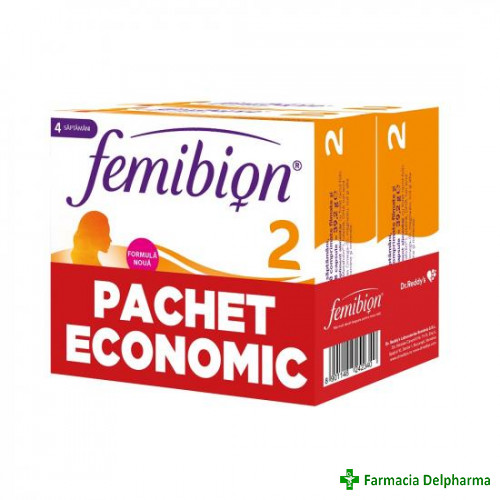 Femibion 2 x 56 compr. + 56 caps. pachet economic, Dr. Reddy's