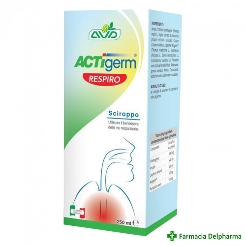 ACTIgerm Respiro Balsamico x 250 ml, AVD Reform