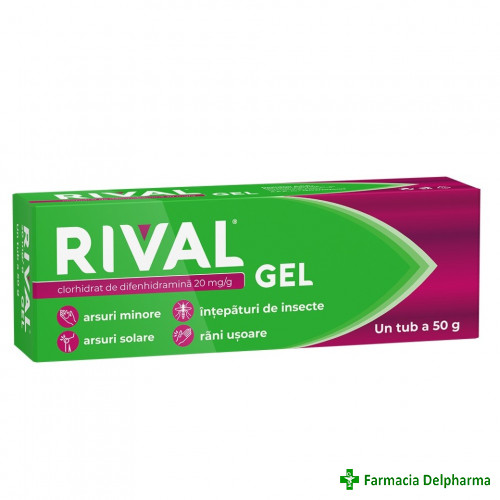 Rival gel 20 mg/g x 50 g, Fiterman