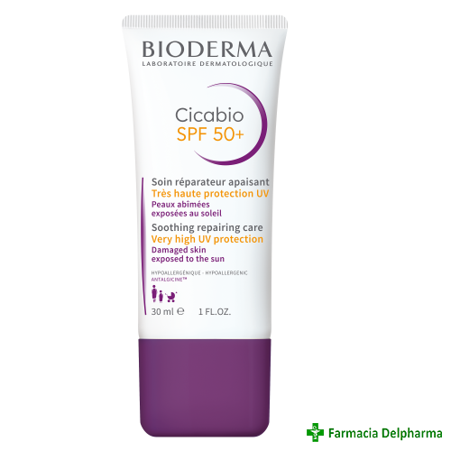 Cicabio Crema SPF 50+ x 30 ml, Bioderma