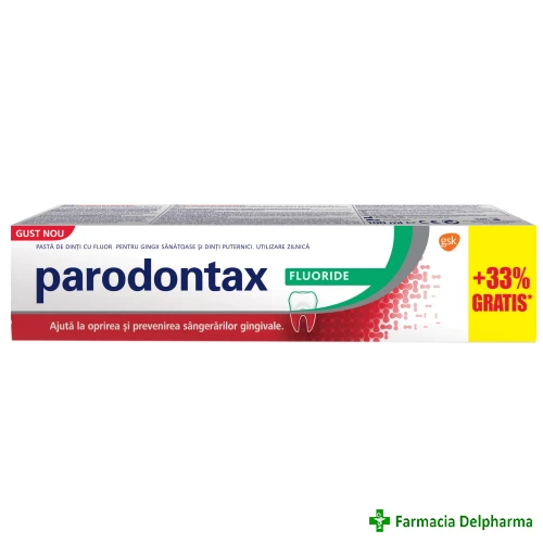 Pasta de dinti Parodontax Fluoride x 100 ml (33% gratis), GSK