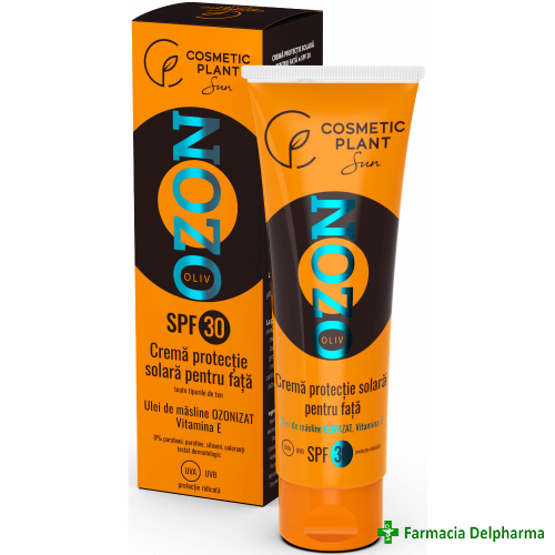 Crema protectie solara pentru fata Ozon SPF 30 x 50 ml, Cosmetic Plant