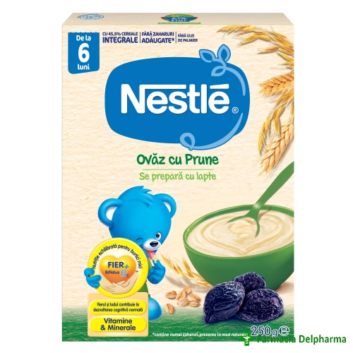 Cereale Ovaz cu Prune x 250 g, Nestle