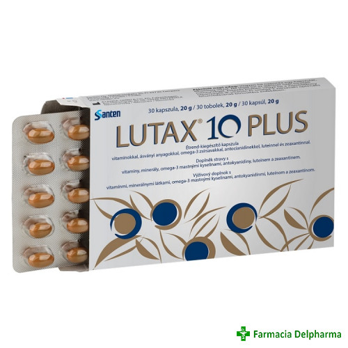 Lutax 10 Plus x 30 caps., Santen