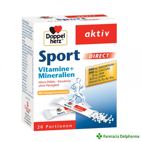 Sport Direct vitamine si minerale x 20 plicuri, Doppelherz