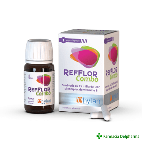 Refflor combo x 10 caps.