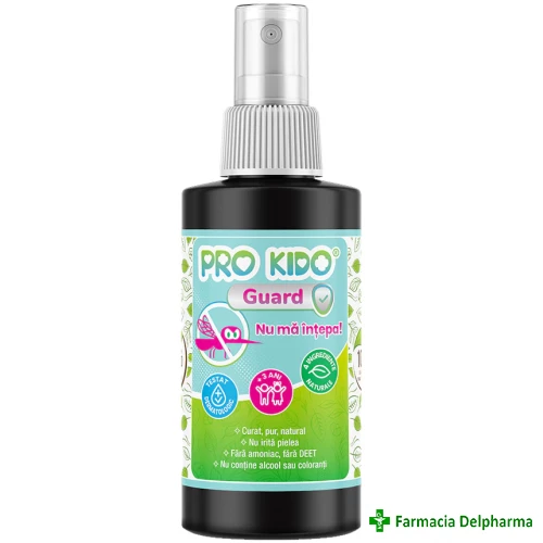 Spray pentru copii impotriva tantarilor Pro Kido Guard x 100 ml, Pharmaexcell
