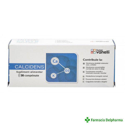 Calcidens (sanatatea sistemului osos) x 30 compr., Vanelli