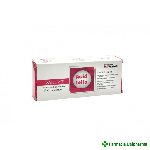 Vanevit Acid Folic x 30 compr., Vanelli
