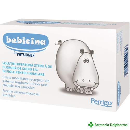 Ser Fiziologic hipertonic Bebicina 24 monodoze x 4 ml, Perrigo