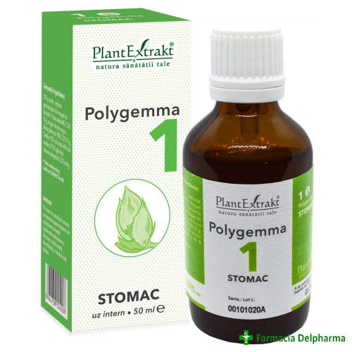 Polygemma 1 Stomac x 50 ml, PlantExtrakt