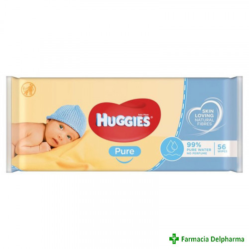 Servetele umede Pure x 56 buc., Huggies