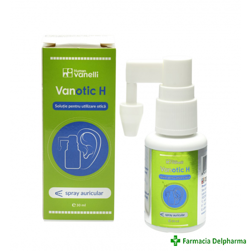 Vanotic H spray auricular x 30 ml, Vanelli