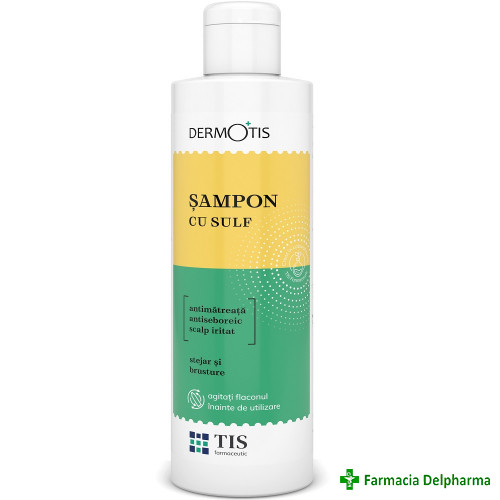 Sampon cu Sulf Dermotis x 100 ml, Tis Farmaceutic