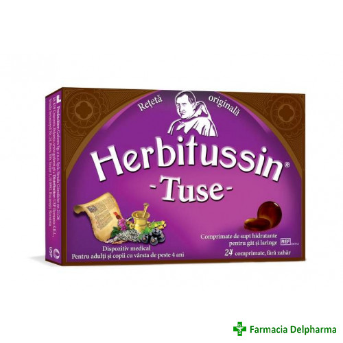 Herbitussin Tuse x 24 compr., USP