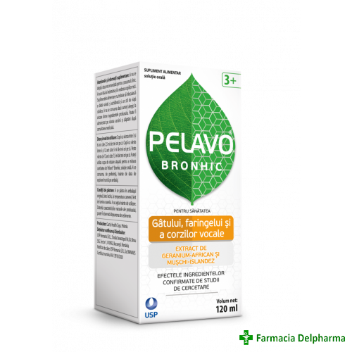Pelavo Bronhic solutie orala x 120 ml, USP