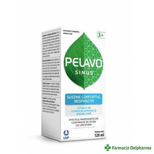 Pelavo Sinus solutie orala x 120 ml, USP