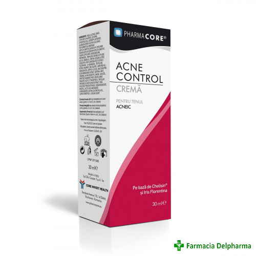 Crema tratament Acne Control x 30 ml, Pharmacore