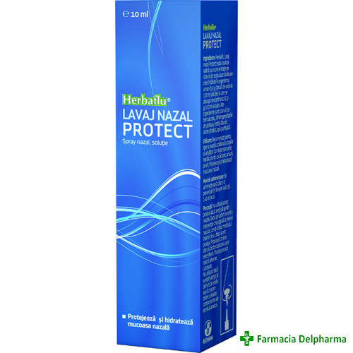 Lavaj Nazal Protect spray Herbaflu x 10 ml, Biofarm