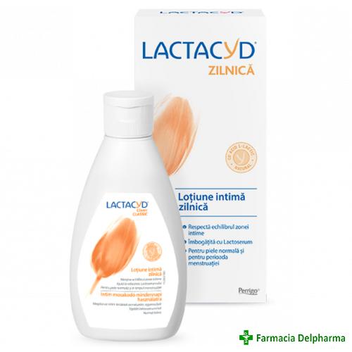 Lotiune zilnica pentru igiena intima Lactacyd x 200 ml, Perrigo