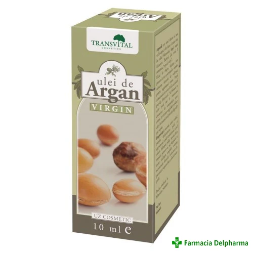 Ulei de Argan virgin x 10 ml, Transvital