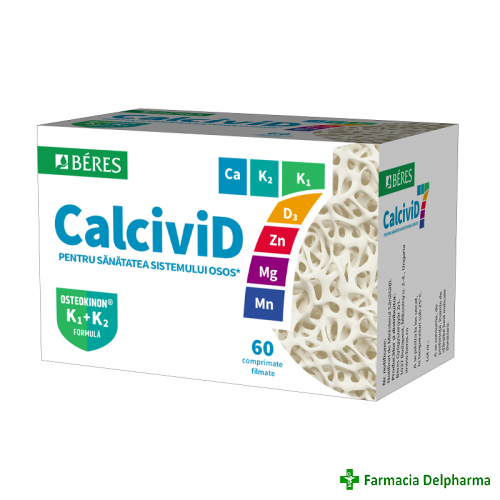 Calcivid 7 x 60 compr., Beres Pharmaceuticals