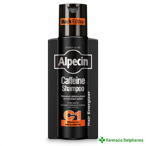 Alpecin Caffeine C1 sampon Black Edition x 250 ml, Dr. Kurt Wolff