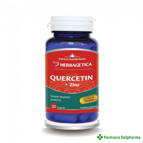 Quercetin + Zinc x 30 caps., Herbagetica