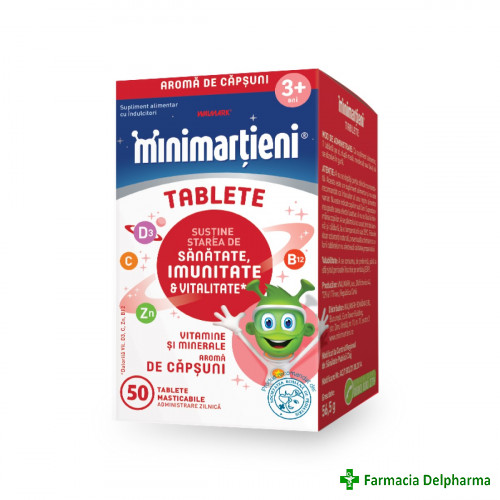 Minimartieni Imunactiv cu portocale x 50 compr., Walmark