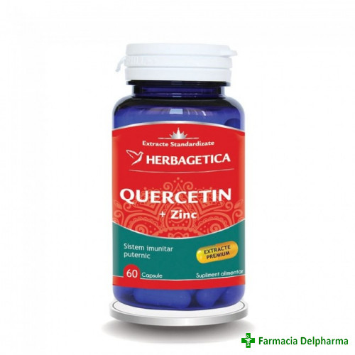 Quercetin + Zinc x 60 caps., Herbagetica