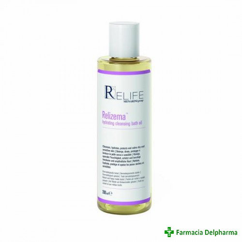 Ulei hidratant de dus Relizema x 200 ml, Relife