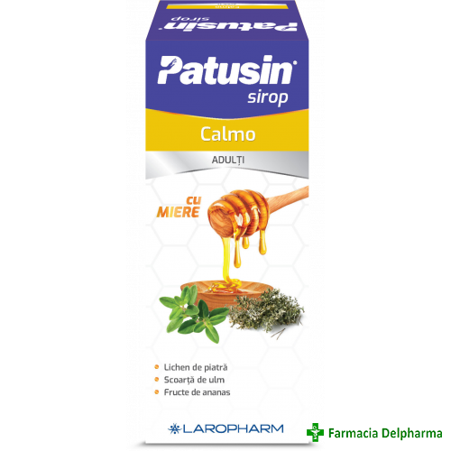 Patusin Calmo sirop pentru adulti x 100 ml, Laropharm