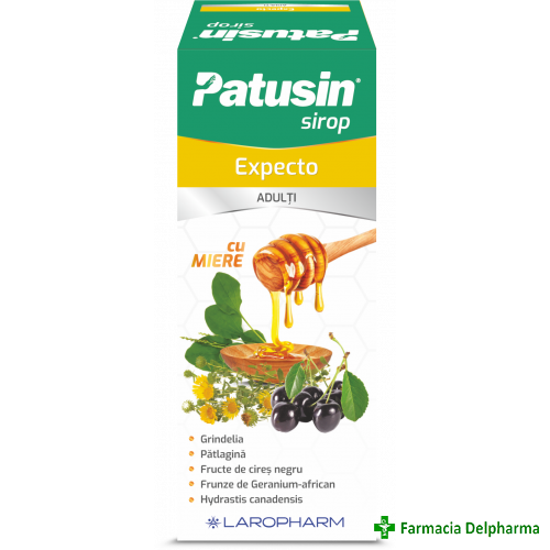Patusin Expecto sirop pentru adulti x 100 ml, Laropharm