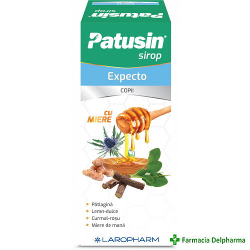 Patusin Expecto sirop pentru copii x 100 ml, Laropharm