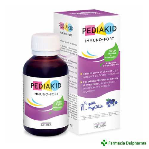 Pediakid Immuno-Fort sirop x 125 ml, Laboratoires Ineldea