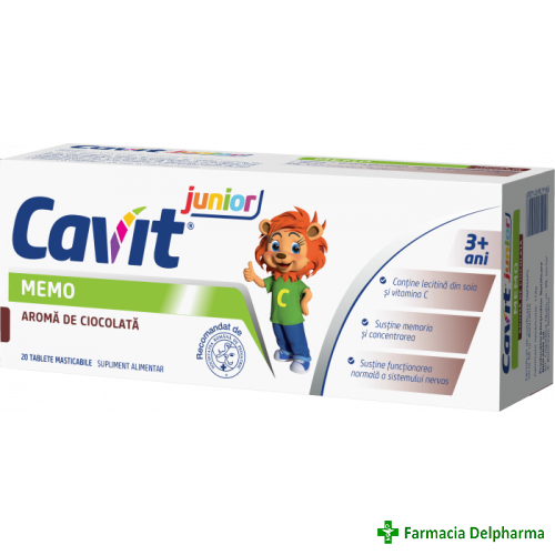 Cavit Junior Memo x 20 tabl. mast., Biofarm