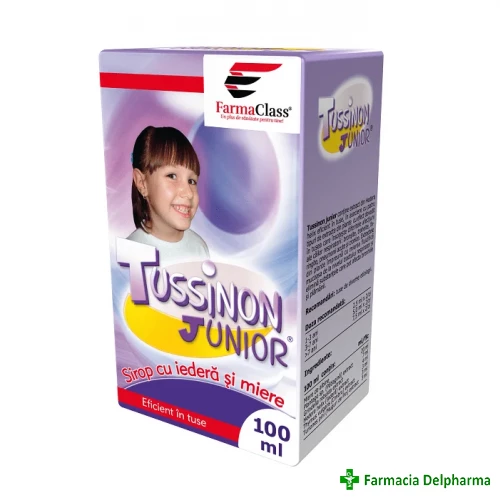 Tussinon Junior sirop cu iedera si miere x 100 ml, Farma Class