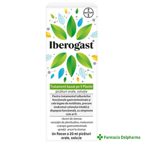 Iberogast picaturi orale x 20 ml, Bayer