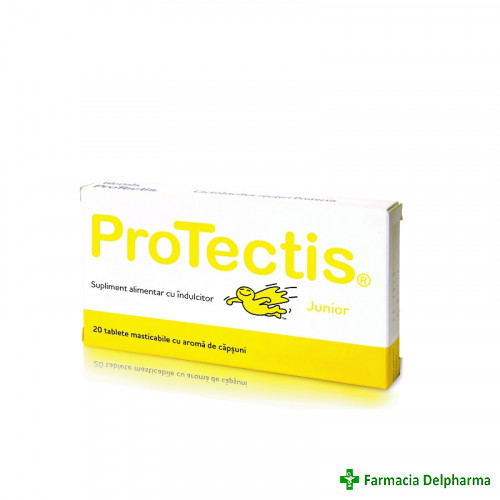 Protectis Junior probiotic cu aroma de capsuni x 20 compr., BioGaia