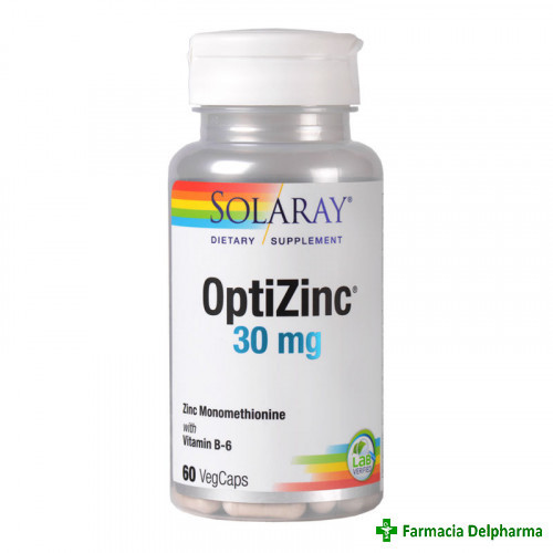 OptiZinc 30mg Solaray x 60 caps., Secom