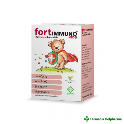 Fortimmuno kids x 10 plicuri orod.