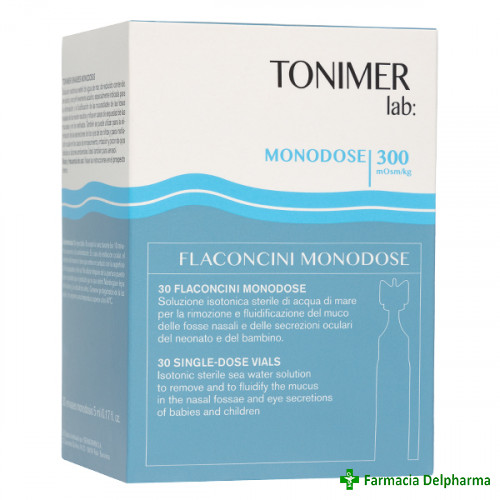 Tonimer Lab Apa de mare solutie isotonica sterila 30 monodoze x 5 ml, Istituto Ganassini