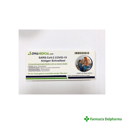 Test rapid antigen COVID-19 (nazofaringian + saliva) x 1 buc., Diwamedical