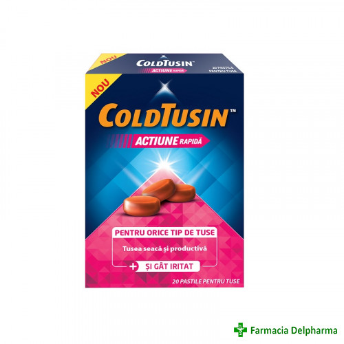 ColdTusin tuse seaca si productiva x 20 compr., Perrigo