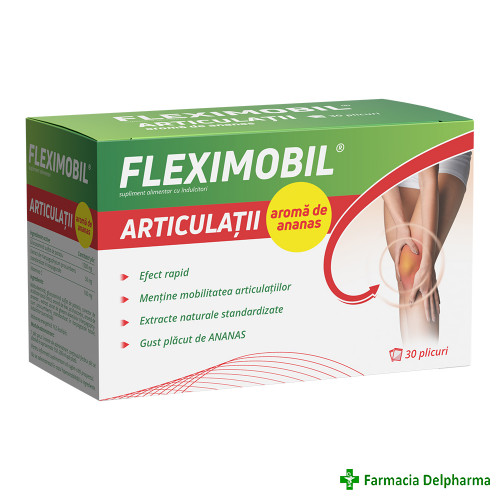 Fleximobil Articulatii aroma de ananas x 30 plicuri, Fiterman