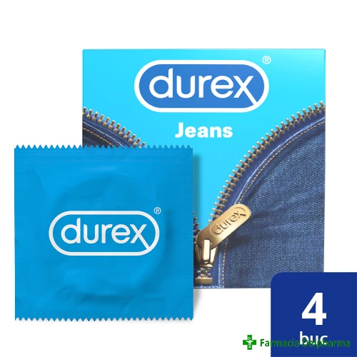 Prezervative Durex Jeans x 4 buc., Durex