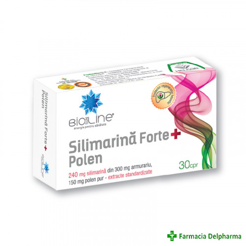 Silimarina Forte + Polen x 30 compr., Helcor
