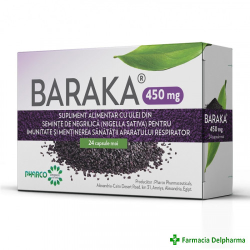 Baraka 450 mg x 24 caps., Pharco
